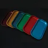 New Style Colorful Smoking Metal Portable Preroll Scroll Roll Rolling Cigarette Tray Holder Dry Herb Tobacco Roller Easy Grinder Handpipes Machine Cigar Plate