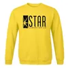 남자 후드 스프링 가을 남자 스웨트 셔츠 탑 스타 S.T.A.R.LABS 인쇄 패션 의류 남성용 단색 캐주얼 풀버 스포츠웨어
