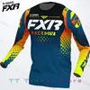 Cyclisme Chemises Hauts Hommes Descente T-shirt VTT FXR RACING Maillot De Vélo De Montagne À Manches Courtes Camiseta Enduro Vtt Chemise DH Mx Moto Motocross 230728