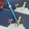 Promoção por atacado azul Dark Petit Prince Rollerball Pen Designer Canetas esferográficas Escrita Canetas suaves