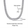 Hip Hop 13mm Cubaanse Link Chain 2 Rij Iced Out mannen Ketting Strass Zirkoon Verharde Kettingen voor mannen Vrouwen Sieraden