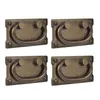 Party Decoration 4pcs Vintage Antique Bronze Drawer Ring Pull Handtag Skåp Dörrmöbler Handtag270U