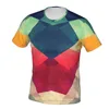 Men's T Shirts Meet Me Halfway Abstract Colors Polyester 3D Print Shirt Outdoor Sports Quick-drying Clothes Loose T-Shirt Street Tees
