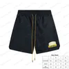 RH Designer Men Limited Rhude Shorts Summer Swim Sweet Longueur Hip Hop High Street Street Training Pantal Pantal