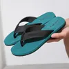 Terlik Erkekler Düz Flip Flops Plaj Sandalları Yumuşak Alt Unisex Comfort Walking One Hat Zapatos
