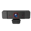 Webcams Mini Webcam Rápido Enfoque automático Alto 1080p Inteligente para computadora portátil PC Captura de video Cámara Grados Webcam