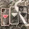 Capas de telefone celular Designer Capas de telefone transparentes para iPhone 14 13 12 11 14Pro 14Plus 14ProMax Clear IPhone Case Metal Letras Mobile Phone Shell Z230728