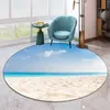 Dywany plażowe krajobraz okrąg