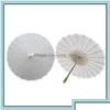 Paraplyer 60st brud bröllop parasoler vitbok skönhet föremål kinesiska mini hantverk paraply diameter 60 cm sn4664 droppleverans hem dhyvz