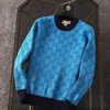 디자이너 여성 스웨터 새로운 한국 G Letter Long-Sleeved Knitted Sweater 코트 올해 매치 탑 의류