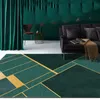 Carpets Nordic Modern Living Room Bedroom Carpet Green Series Carpet Coffee Table Bedside Blanket Leisure Floor Mat R230728