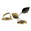 Candle Holders Wrought Iron Leaf Holder Decorative Romantic Dinner Dining Table