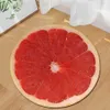 Tappeti Decorazioni per la casa Stampato Tappeto per soggiorno Camera dei bambini Tappetino per bambini Tappetino per seggiolino rotondo Tappetino per sedia con motivo a frutta antiscivolo R230728