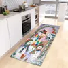 Tapijten Kerstmis Keuken Tapijt Badkamer Entree Deurmat Slaapkamer Deur Nachtkastje Vloer Hal Decor Tapijt Thuis Balkon Antislip Voet Mat R230726