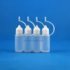 100 Pcs 10 ML High Quality LDPE Plastic dropper bottle With Metal Needle Tip Cap for e-cig Vapor Squeezable bottles laboratorial3017