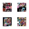 Autres articles de santé et de beauté 30Pcs Couleurs mélangées Pigment Glitter Mineral Spangle Fard à paupières Maquillage Cosmétiques Set Make Up Shimmer Shinin Dhmgy