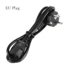 1.2M 3 PIN EU US AU UK Plug Computer PC AC Power Cord Adapter Cable for Printer Netbook Laptops Game Players Cameras Europe Powe Plugs