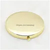 Mirrors Bridesmaid Round Mirror Gift For Women Double Side Folding Compact Christmas Birthday Gifts Drop Delivery Home Garden Otvbx