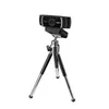 Webkamera Pro Webcam 1080p Full WebCam Web Camera Microphone Meeting med stativ R230728