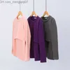 Maternity Dresses Thick back bra bamboo T-shirt women's long sleeved O-neck solid color maternity clothing 72 Z230728