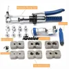 Igeelee Universal 2 in 1 Hydraulic Tube Expander and Flaring Tool Kit for 3 16 1 4 5 16 3 8 1 2 5 8 3 4 7 8インチソフト