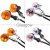 Illuminazione moto POSSBAY 4Pcs Indicatore di direzione moto universale per GN125 Harley Suzuki Yamaha Cafe Racer x0728