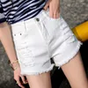 Kvinnors jeans högkvalitativa broderade denim jean shorts sommar lös midja tunn stil student last flare cyber y2k byxor mager