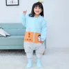 Sleeping Bags Winter Cotton Baby Cartoon Bag With Leg Thicken Long Sleeve Romper Sleep Sack born Wearable Blanket Bedding Set 230727