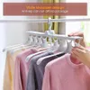 Hangers & Racks 6 In 1 Multi-functional Clothes Coat Organizer Plastic Upgrading Rack Baby Drying Storage2394