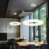 Lampes suspendues Style nordique blanc nuage Led pendentif Ins PE lumière pour salon salle à manger fille chambre bureau Bar Restaurant