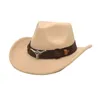 2023 NOUVEAU Cowboy Jazz Top Chapeaux Fedora Chapeau pour Femmes Hommes Fedoras Large Bord Cap En Plein Air Voyage Feutre Caps Trilby Fête De Noël Cadeau 11 couleurs