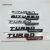 BITURBO TURBO 4MATIC Emblem Abzeichen Buchstaben Auto Front Fender Aufkleber für Mercedes Benz AMG 4 Matic206J