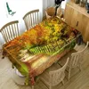 Toalha de Mesa 3D Mangue Floresta Árvore Paisagem Padrão Toalha de Mesa Retangular Toalha de Mesa para Decoração de Casamento Mesa de Festa de Piquenique R230726