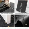 Mattor Välkommen till Doormat Quick Torking Anti-Slip Kitchen Mat Shopping Mall Hotel Foot Pad Home Decoration Outdoor Camping R230728