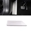 Per Tesla Model 3 2017-2020 Accessori per auto Conducente Poggiapiedi Pedale Pad Cap Cover Sticker Frame Interior Moulding Trim Decoration217p