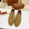 Designer Couple Shoes Decoration Suede Slip-on shoe Leather Casual Flat Shoes Men's Luxury Designer Dress Shoes Factory Shoes