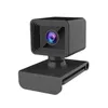 Webcams 1080P Webcam Caméra d'ordinateur grand angle trépied intégrée pour réunion en direct R230728