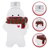 Bouteilles de stockage 10 ensembles Bouteille Vide Lait Réutilisable Jus En Plastique Boissons Rechargeable Portable Eau Claire Fête Adorable