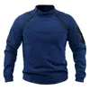 Sweats à capuche pour hommes 2023 automne et hiver en plein air polaire hommes épaissir Double face en peluche pull col montant veste randonnée pull