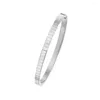 Bangle Multi Checkered Bracelets For Women Pulseira Fashion Titanium Steel Men Bangles High Quality Jewelry 2023