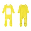 Bleach Baby Bodysuit Sublimation Bodysuit Blank Long Sleeve One-Piece Bodysuits for Baby Boys Girls 21 COLORS Party Supplies 0728