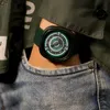 Womens Mens 시계 고품질 패션 스포츠 방수 실리콘 쿼츠 바터리 46mm Watch