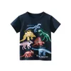 Tshirts Childrens tshirt för pojkar flickor barn skjortor baby kort ärm full tryck småbarn bomullstecknad bil tee toppar kläder 230728