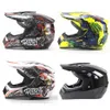 Casque de moteur Moto demi-casques visage intégral tout-terrain ATV Cross vélo de course Motocross Moto Casco hors route Capacetes250c