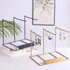 Sieraden Pouches Display Rack Oorbel Standhouder Metalen ketting Opbergframe Huishouden Microlandscape