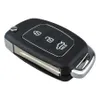 guaranteed 100 3 buttons flip key shell for hyundai ix45 santa fe remote key case fob 2441