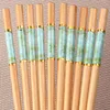 Eetstokjes 5Pairs Handgemaakte Natuurlijke Bamboe Hout Herbruikbare Sushi Stick Gift Servies Koreaanse Set Schattig