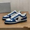 Designer Design Sneakers Chaussures Hommes Downtown Cuir Blanc Noir Bleu Baskets Design De Luxe Planche À Roulettes Marche EU 38-46