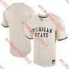 MSU Baseball Jersey Brock Vradenburg Trent Farquhar Casey Mayes Jack Frank Mitch Jebb Dillon Kark Bryan Broecker Personalizado Costura Juventude Mens Jerseys