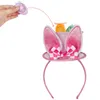 Hair Accessories Kids Diy Easter Toss Egg Loop Headbead Hat Shape Ears Three Eggs For Wonderland Costume